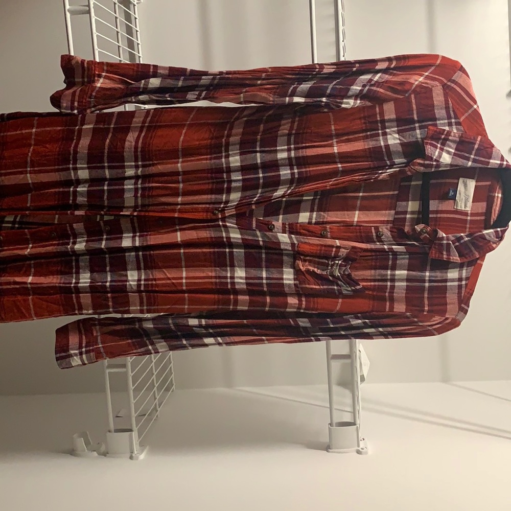 UNIVERSAL THREADS:: Long sleeve plaid shirt dress